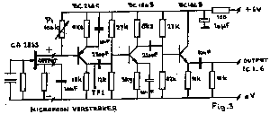 All transistor preamp